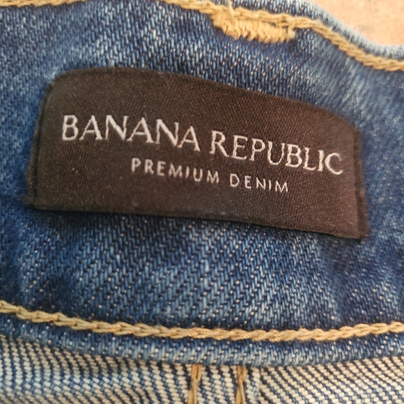 Banana Republic High Rise Wide Leg Crop Jeans Womens 28 Medium Wash - Picture 5 of 11